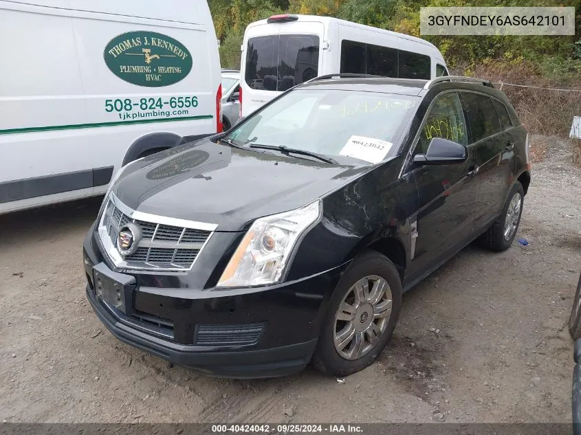 2010 Cadillac Srx Luxury Collection VIN: 3GYFNDEY6AS642101 Lot: 40424042