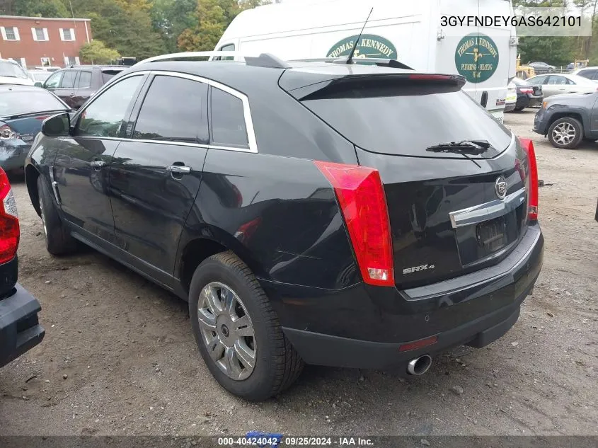 2010 Cadillac Srx Luxury Collection VIN: 3GYFNDEY6AS642101 Lot: 40424042