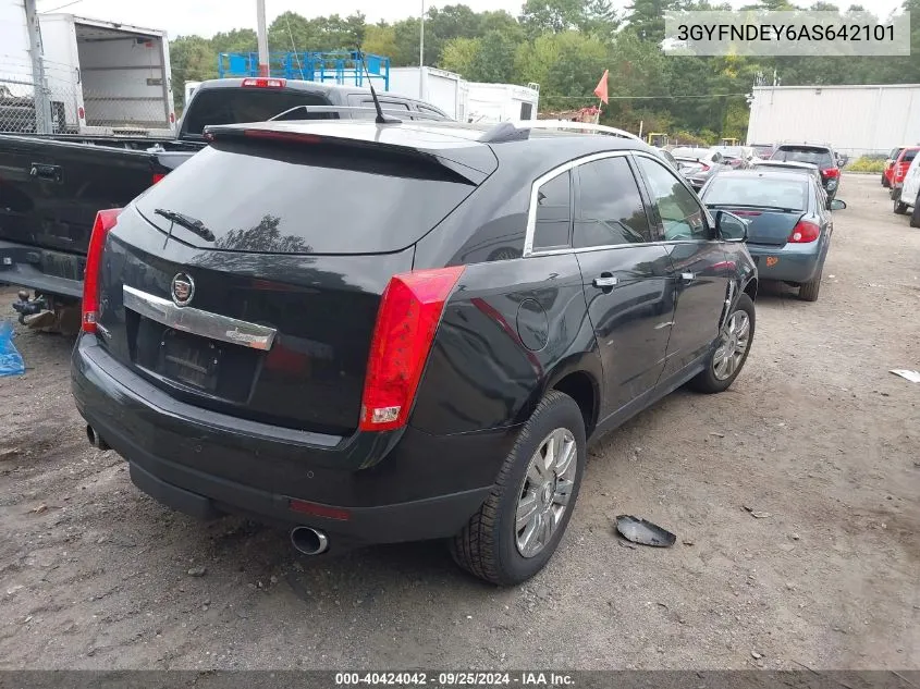 2010 Cadillac Srx Luxury Collection VIN: 3GYFNDEY6AS642101 Lot: 40424042