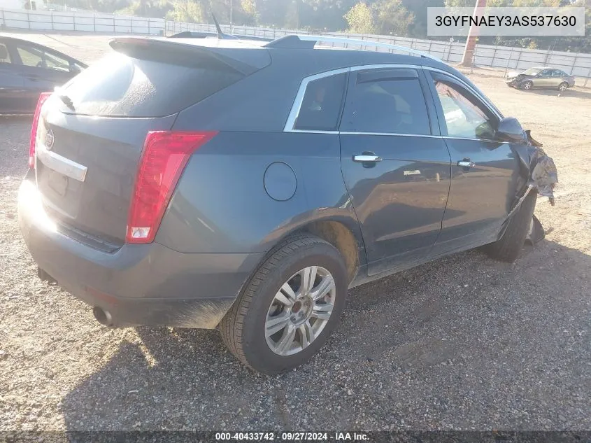 2010 Cadillac Srx Luxury Collection VIN: 3GYFNAEY3AS537630 Lot: 40433742