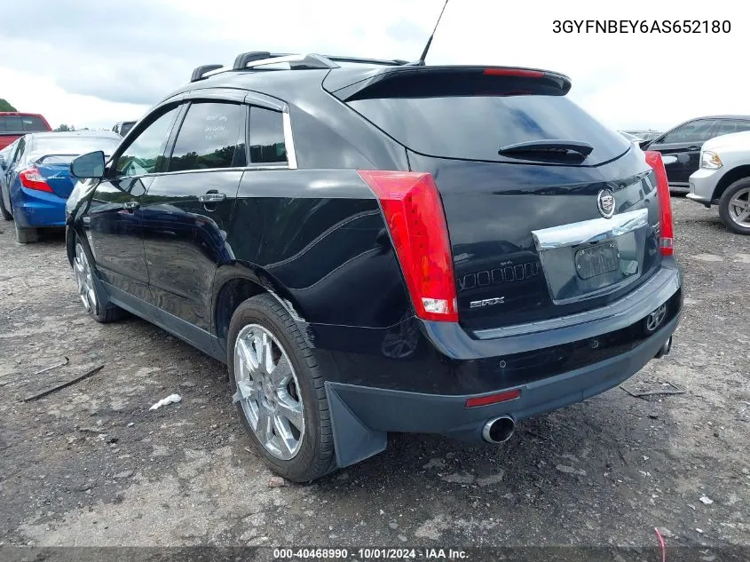 2010 Cadillac Srx Performance Collection VIN: 3GYFNBEY6AS652180 Lot: 40468990