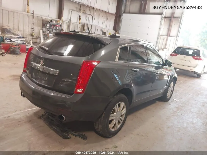 3GYFNDEY5AS639433 2010 Cadillac Srx Luxury Collection