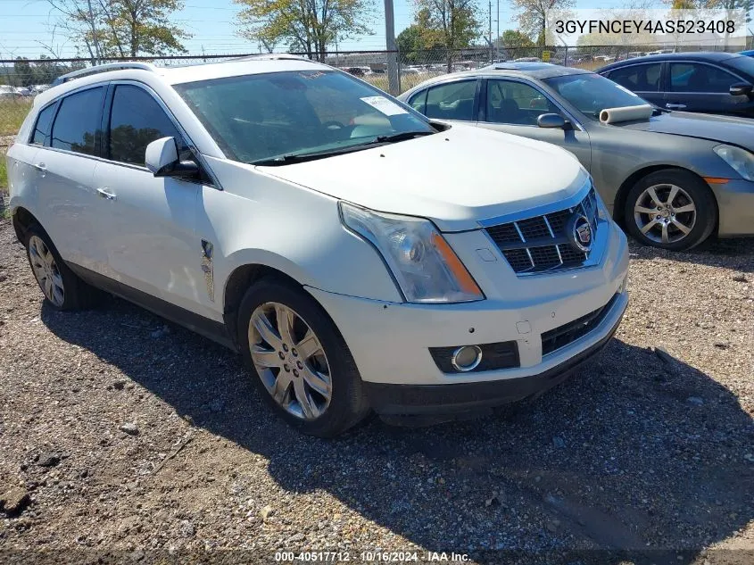 2010 Cadillac Srx Premium Collection VIN: 3GYFNCEY4AS523408 Lot: 40517712