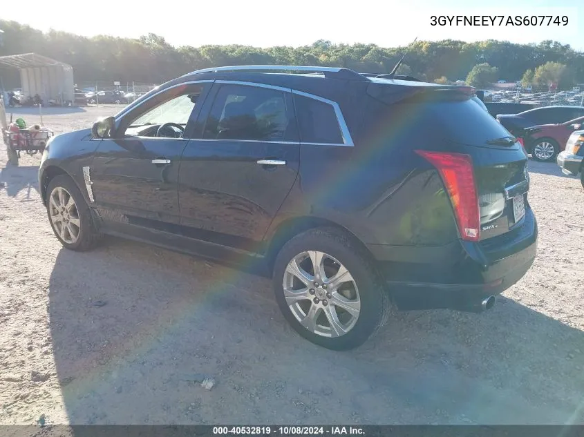 2010 Cadillac Srx Performance Collection VIN: 3GYFNEEY7AS607749 Lot: 40532819