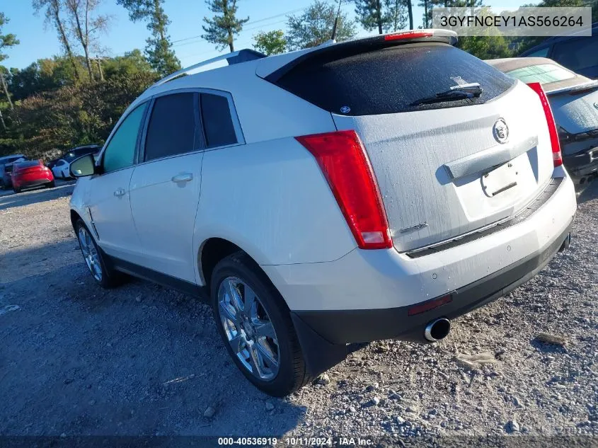 2010 Cadillac Srx Premium Collection VIN: 3GYFNCEY1AS566264 Lot: 40536919