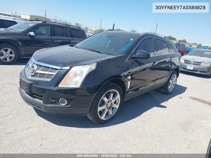 2010 Cadillac Srx Performance Collection VIN: 3GYFNEEY7AS584828 Lot: 40543654