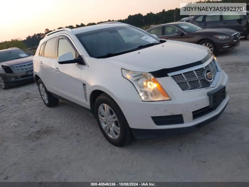 2010 Cadillac Srx Luxury Collection VIN: 3GYFNAEY3AS592370 Lot: 40546336