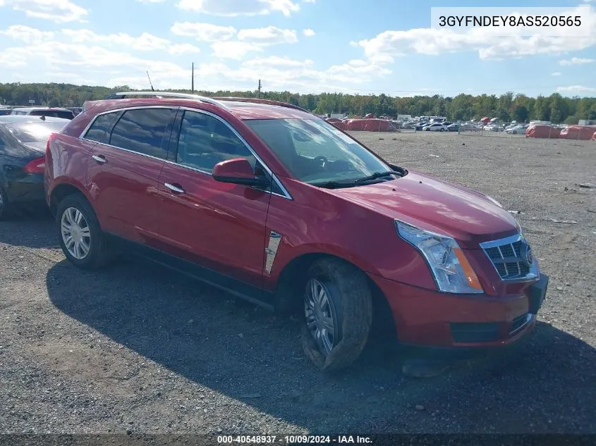 2010 Cadillac Srx Luxury Collection VIN: 3GYFNDEY8AS520565 Lot: 40548937