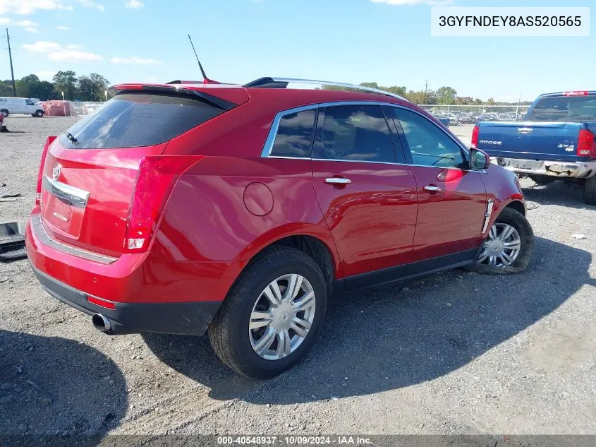 2010 Cadillac Srx Luxury Collection VIN: 3GYFNDEY8AS520565 Lot: 40548937