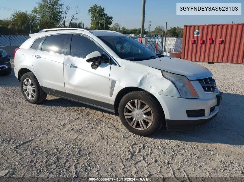 2010 Cadillac Srx Luxury Collection VIN: 3GYFNDEY3AS623103 Lot: 40566471