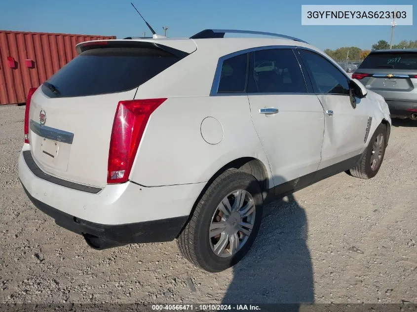 2010 Cadillac Srx Luxury Collection VIN: 3GYFNDEY3AS623103 Lot: 40566471