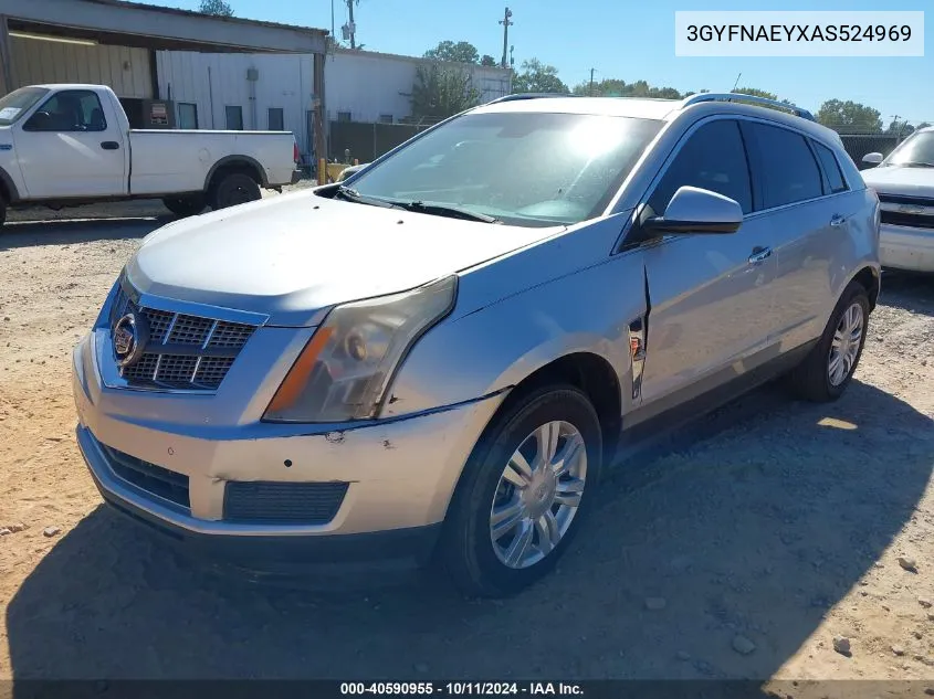 2010 Cadillac Srx Luxury Collection VIN: 3GYFNAEYXAS524969 Lot: 40590955