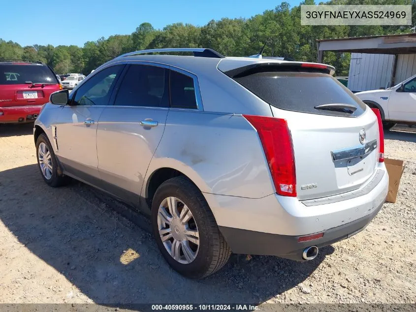 2010 Cadillac Srx Luxury Collection VIN: 3GYFNAEYXAS524969 Lot: 40590955