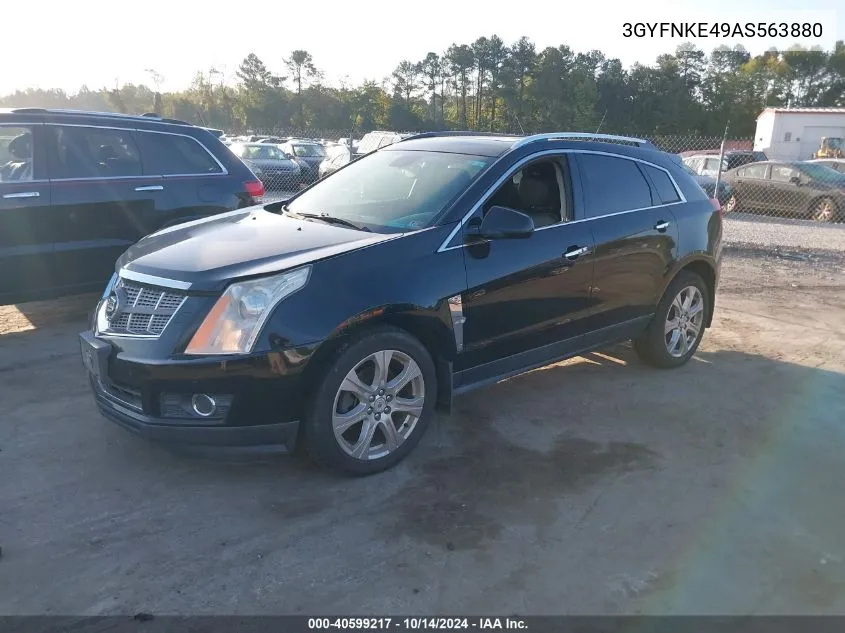 2010 Cadillac Srx Turbo Premium VIN: 3GYFNKE49AS563880 Lot: 40599217