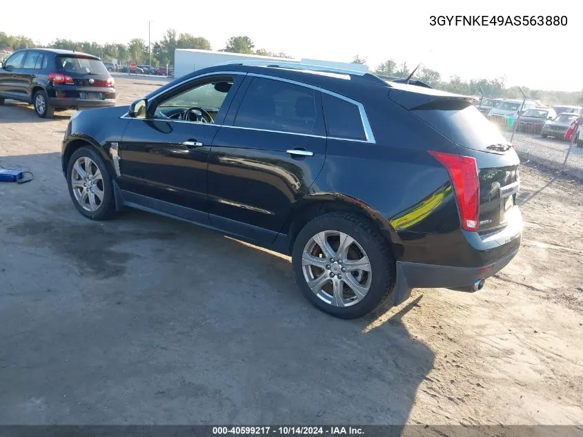 2010 Cadillac Srx Turbo Premium VIN: 3GYFNKE49AS563880 Lot: 40599217