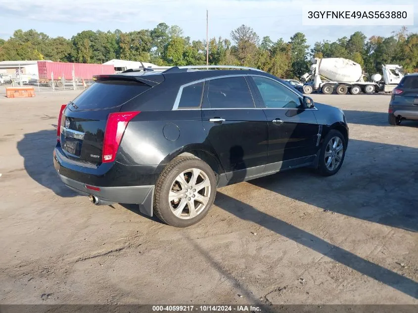 2010 Cadillac Srx Turbo Premium VIN: 3GYFNKE49AS563880 Lot: 40599217