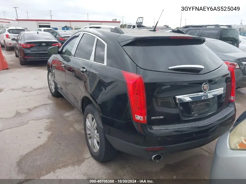 3GYFNAEY6AS525049 2010 Cadillac Srx Luxury Collection