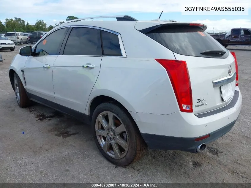 2010 Cadillac Srx Turbo Premium Collection VIN: 3GYFNKE49AS555035 Lot: 40732007