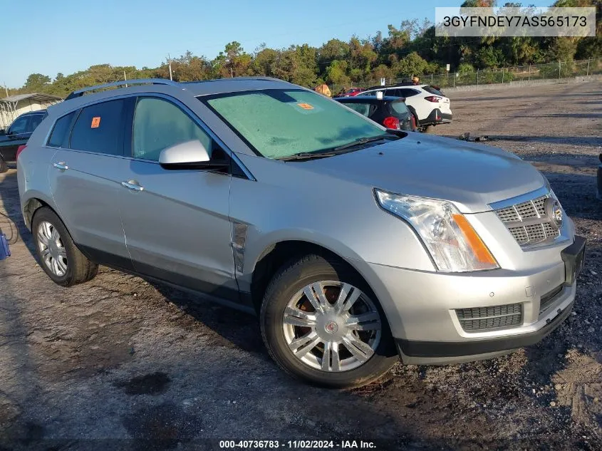 2010 Cadillac Srx Luxury Collection VIN: 3GYFNDEY7AS565173 Lot: 40736783