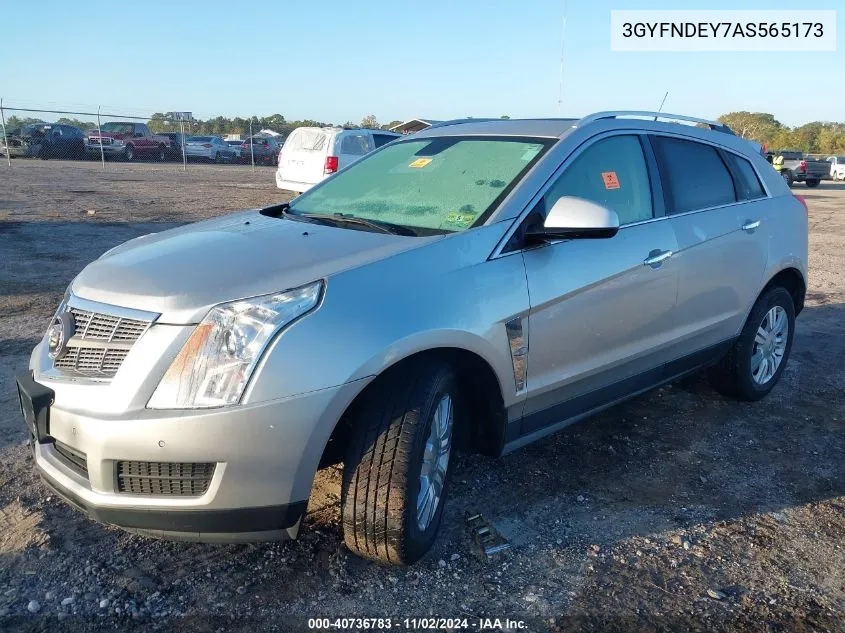 2010 Cadillac Srx Luxury Collection VIN: 3GYFNDEY7AS565173 Lot: 40736783