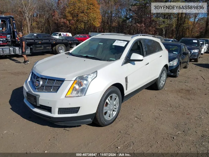 2010 Cadillac Srx Luxury Collection VIN: 3GYFNDEY6AS589836 Lot: 40738547