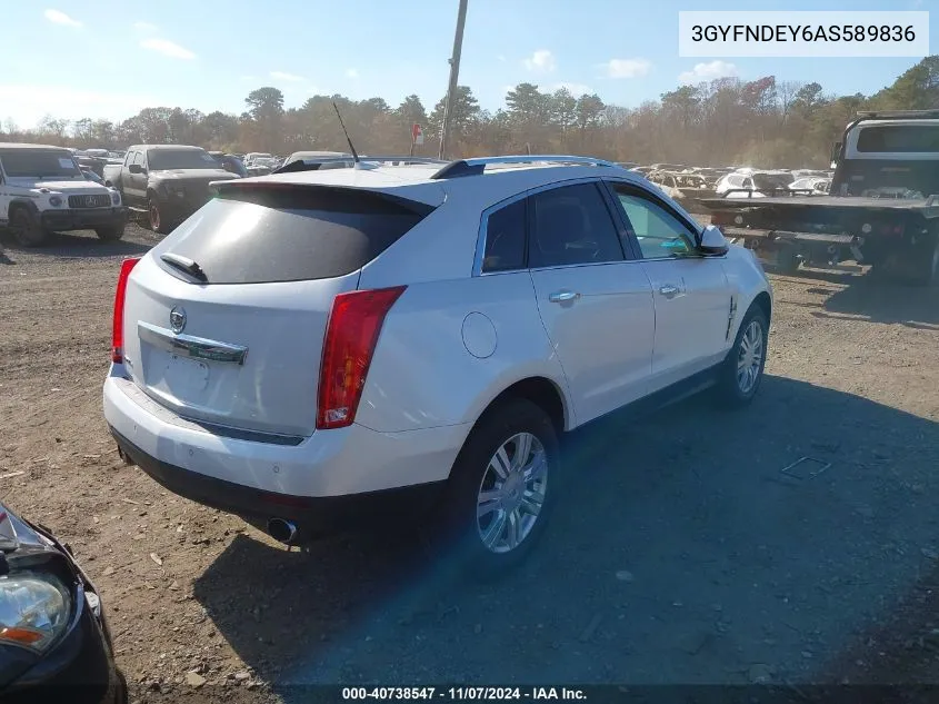 2010 Cadillac Srx Luxury Collection VIN: 3GYFNDEY6AS589836 Lot: 40738547