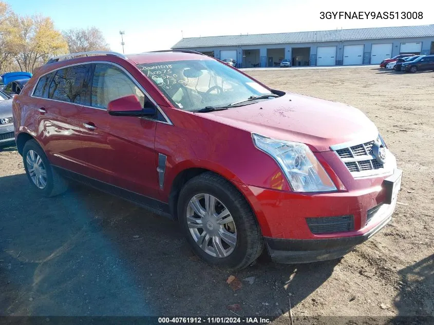 2010 Cadillac Srx Luxury Collection VIN: 3GYFNAEY9AS513008 Lot: 40761912