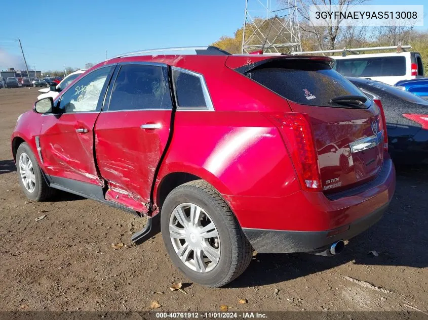 2010 Cadillac Srx Luxury Collection VIN: 3GYFNAEY9AS513008 Lot: 40761912