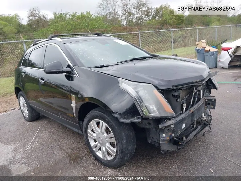 2010 Cadillac Srx Luxury Collection VIN: 3GYFNAEY7AS632594 Lot: 40812854