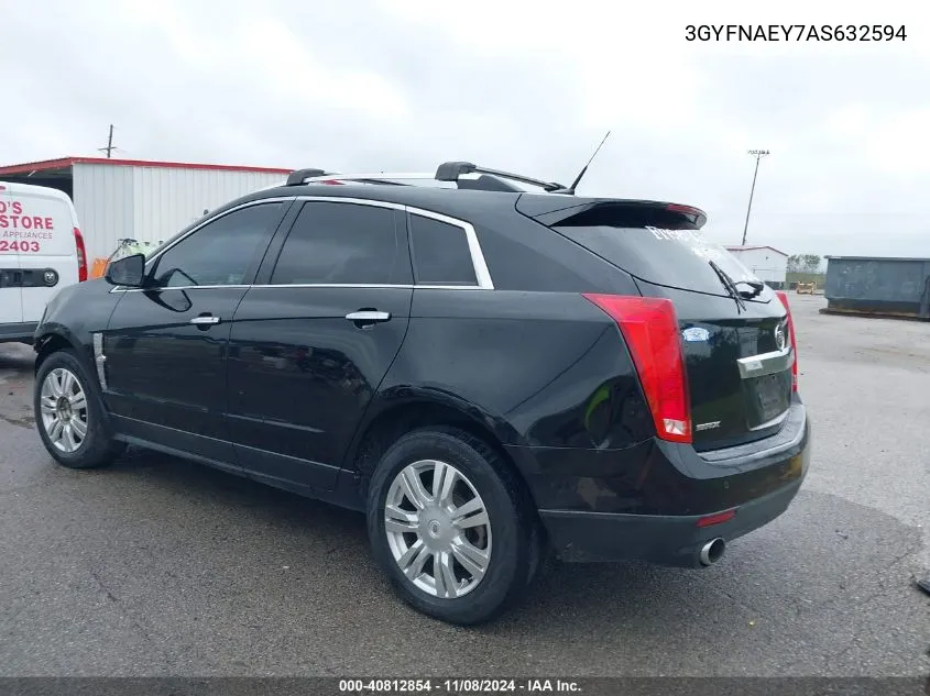 2010 Cadillac Srx Luxury Collection VIN: 3GYFNAEY7AS632594 Lot: 40812854