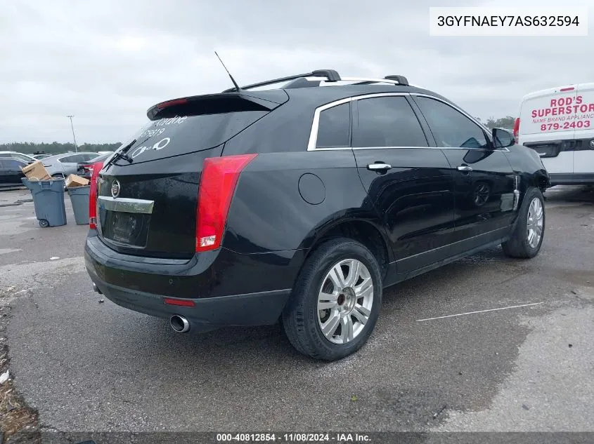 2010 Cadillac Srx Luxury Collection VIN: 3GYFNAEY7AS632594 Lot: 40812854