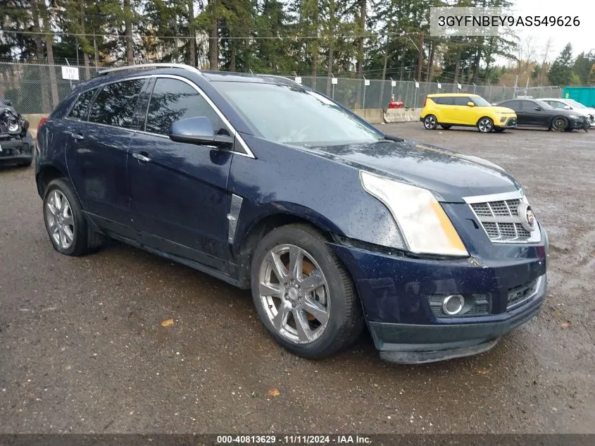 2010 Cadillac Srx Performance Collection VIN: 3GYFNBEY9AS549626 Lot: 40813629