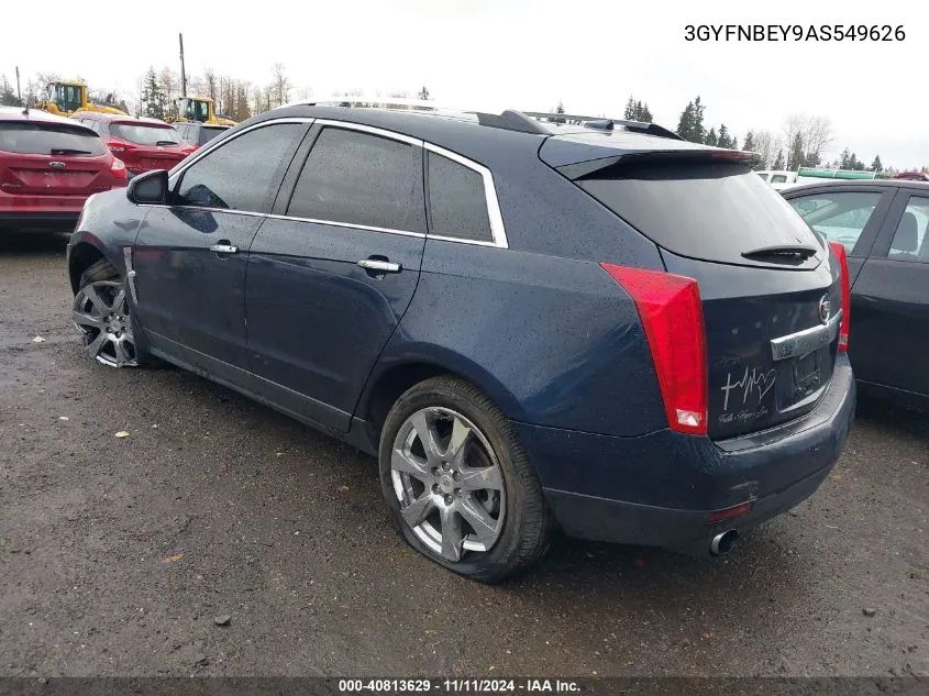 2010 Cadillac Srx Performance Collection VIN: 3GYFNBEY9AS549626 Lot: 40813629