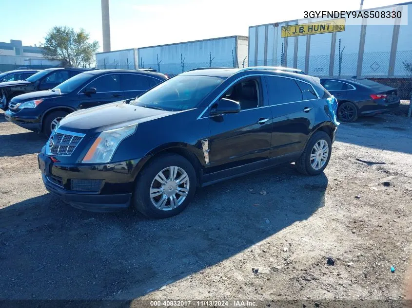 2010 Cadillac Srx Luxury Collection VIN: 3GYFNDEY9AS508330 Lot: 40832017