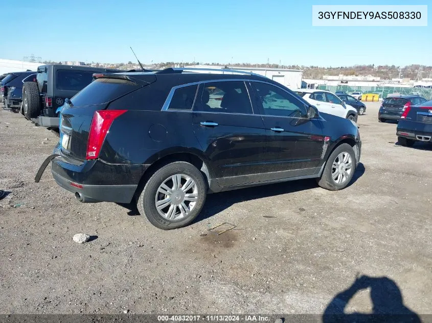 2010 Cadillac Srx Luxury Collection VIN: 3GYFNDEY9AS508330 Lot: 40832017