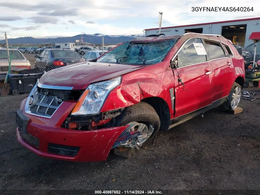 2010 Cadillac Srx Luxury Collection VIN: 3GYFNAEY4AS640264 Lot: 40867652