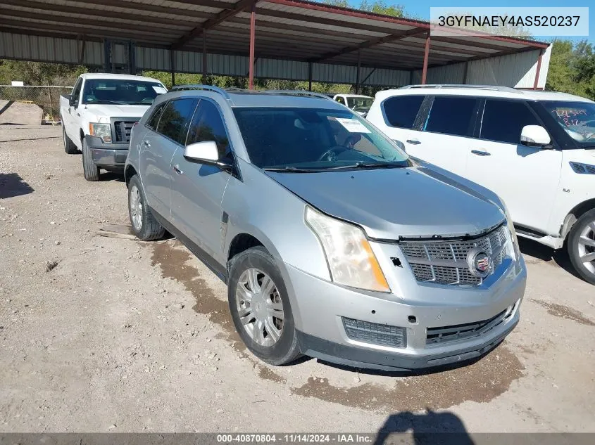 2010 Cadillac Srx Luxury Collection VIN: 3GYFNAEY4AS520237 Lot: 40870804