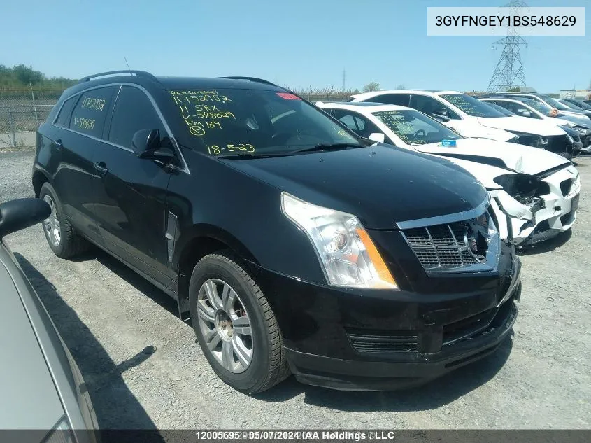 3GYFNGEY1BS548629 2011 Cadillac Srx