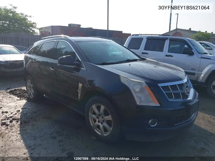 3GYFNBEY1BS621064 2011 Cadillac Srx