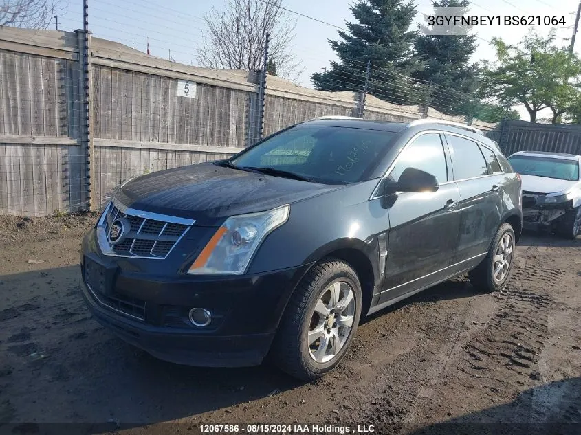 3GYFNBEY1BS621064 2011 Cadillac Srx