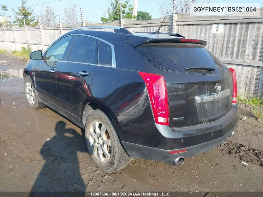 3GYFNBEY1BS621064 2011 Cadillac Srx