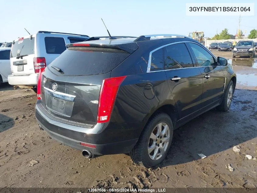 2011 Cadillac Srx VIN: 3GYFNBEY1BS621064 Lot: 12067586