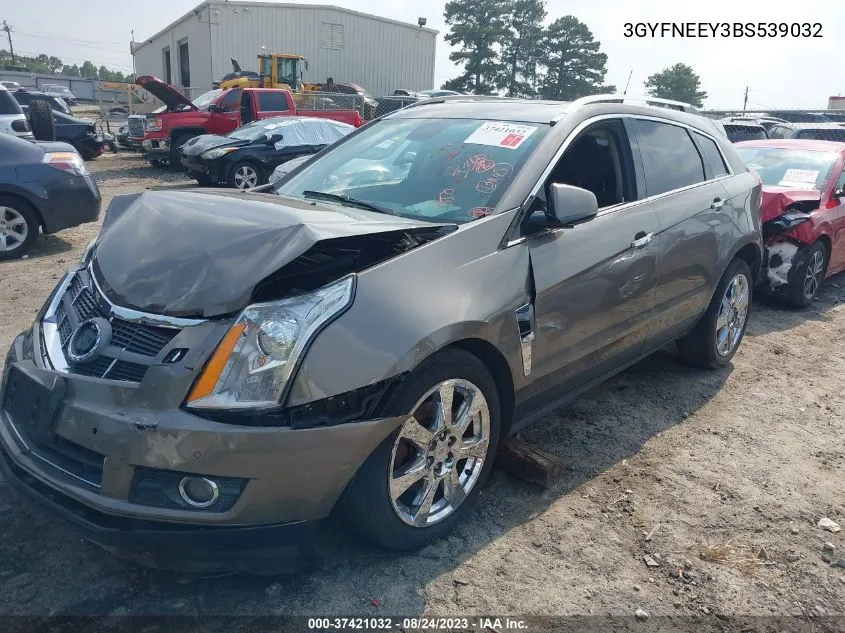 2011 Cadillac Srx Performance Collection VIN: 3GYFNEEY3BS539032 Lot: 37421032