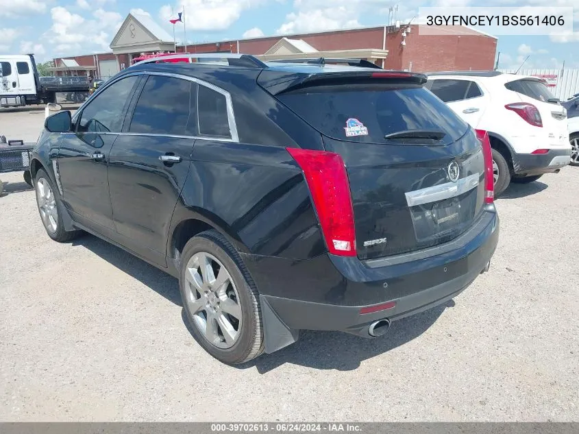 2011 Cadillac Srx Premium Collection VIN: 3GYFNCEY1BS561406 Lot: 39702613