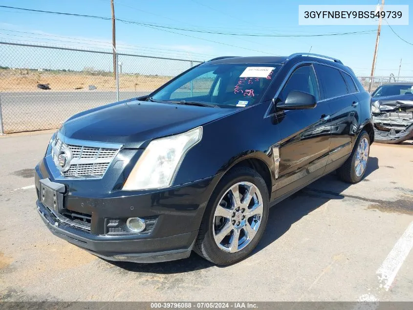 2011 Cadillac Srx Performance Collection VIN: 3GYFNBEY9BS549739 Lot: 39796088