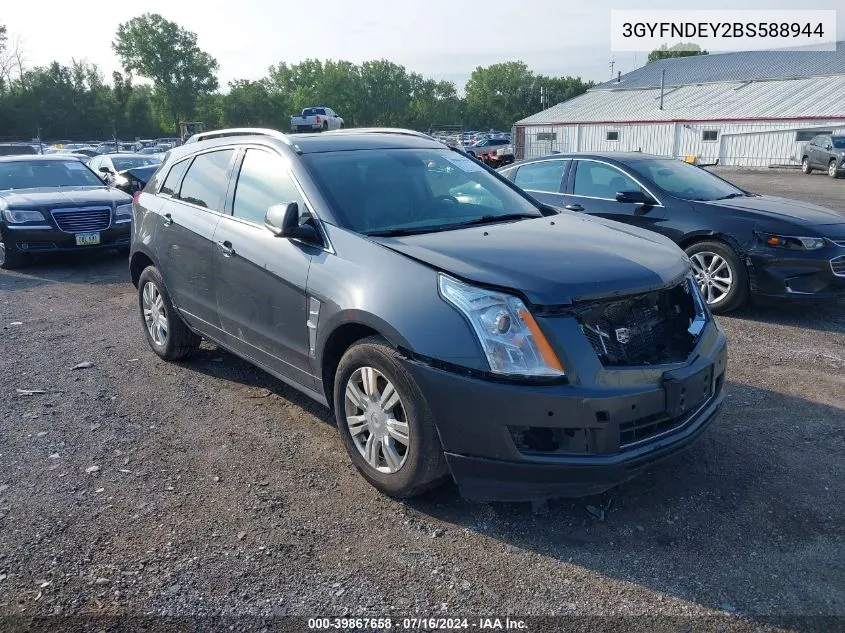 3GYFNDEY2BS588944 2011 Cadillac Srx Luxury Collection