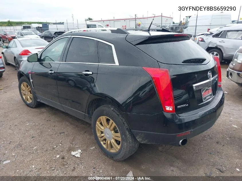 3GYFNDEY8BS659290 2011 Cadillac Srx Luxury Collection