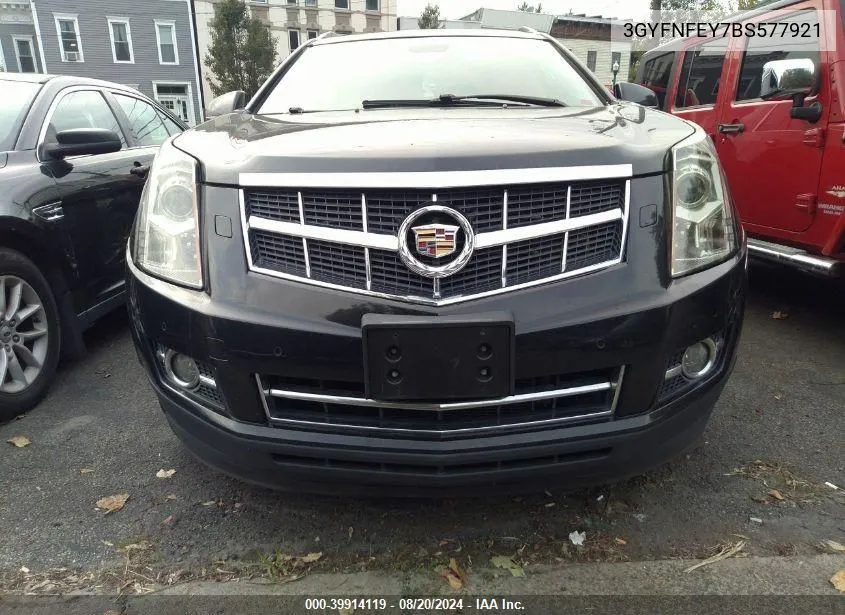 2011 Cadillac Srx Premium Collection VIN: 3GYFNFEY7BS577921 Lot: 39914119