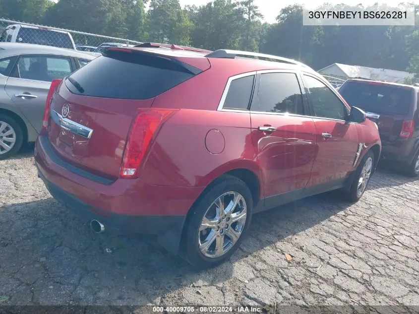 3GYFNBEY1BS626281 2011 Cadillac Srx Performance Collection