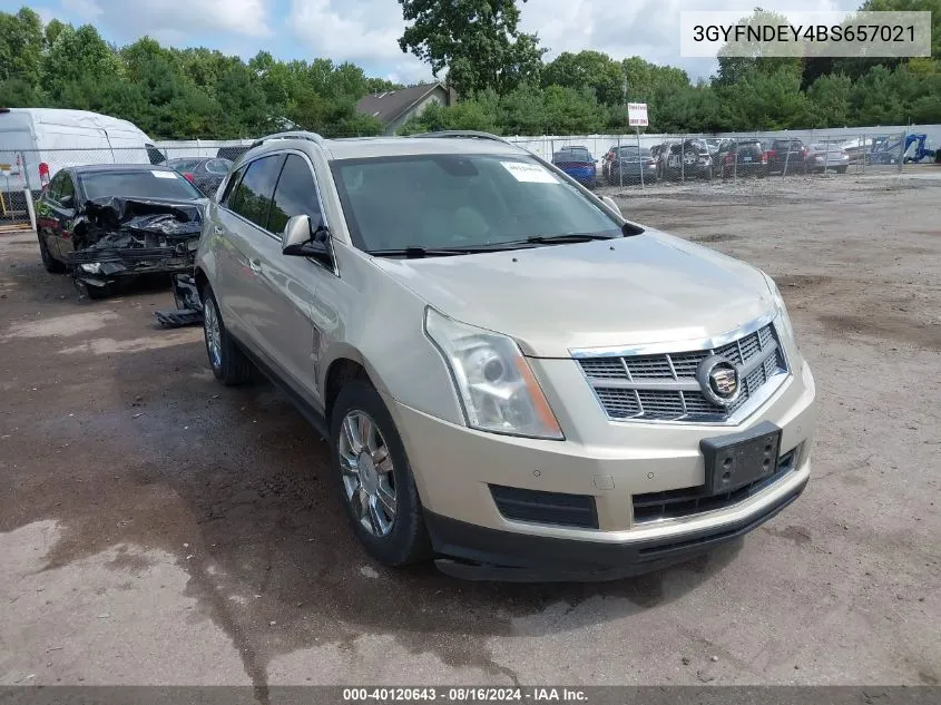 2011 Cadillac Srx Luxury Collection VIN: 3GYFNDEY4BS657021 Lot: 40120643